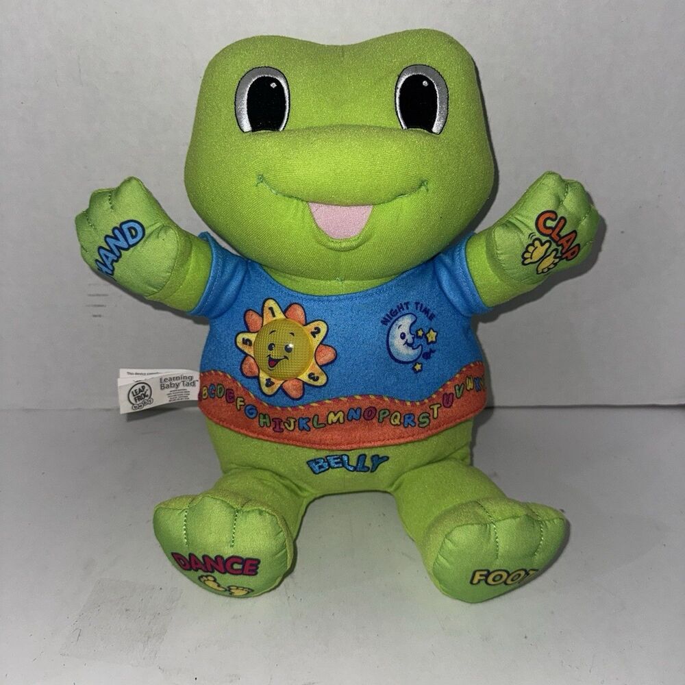 LeapFrog Learning 14” Baby Tad Educational Interactive Toy Lights Plush Working